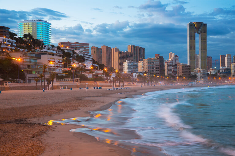 Barrio cala Benidorm