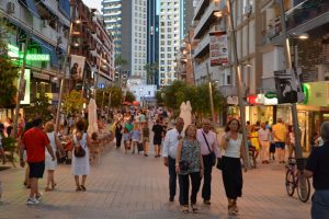 streets benidorm center